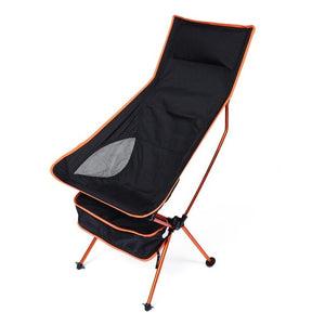 Extended Chair For Outdoor Activities Aluminium Alloy Fishing Chair