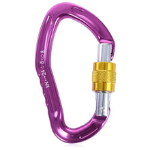 Load image into Gallery viewer, Outdoor D Shape Climbing Carabiner Aluminum-magnesium Alloy Camping Hook Buckle