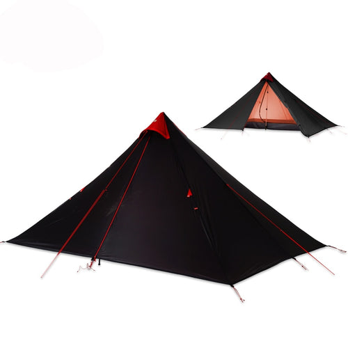 Silicone Coating Rodless Double Layers Tent