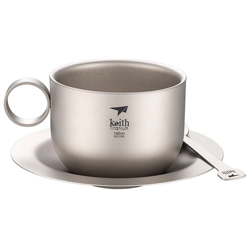 Keith Ti3601 Pure Titanium Coffee Cup