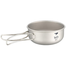 Load image into Gallery viewer, Keith Ti5325 Pure Titanium Folding Handle Bowl