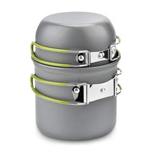 Load image into Gallery viewer, Portable Camping Bowl Pot Set Outdoor Aluminum Cookware