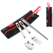 Load image into Gallery viewer, Outdoor Portable Camping Hiking Traveling Picnic Tableware